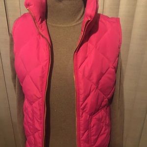 J Crew XX Women Goose Down Pink Vest
